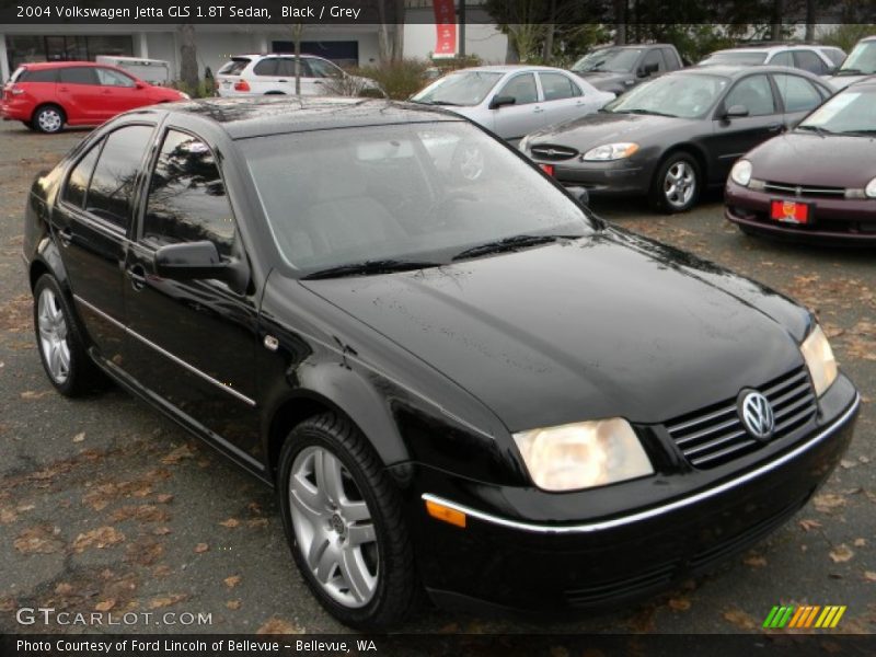 Black / Grey 2004 Volkswagen Jetta GLS 1.8T Sedan
