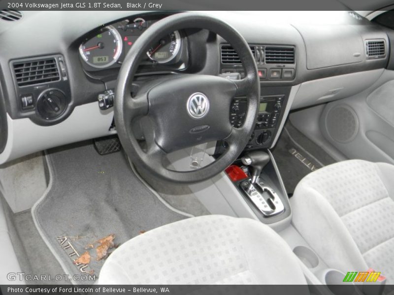 Black / Grey 2004 Volkswagen Jetta GLS 1.8T Sedan