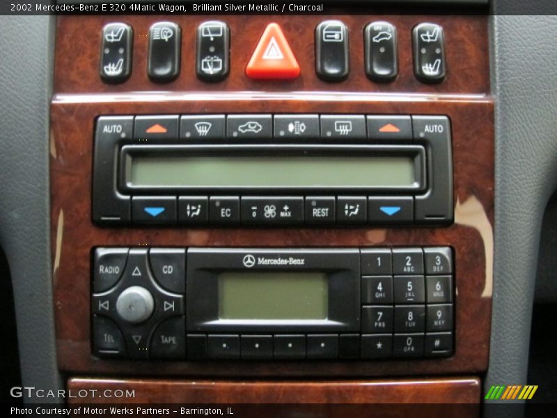 Controls of 2002 E 320 4Matic Wagon