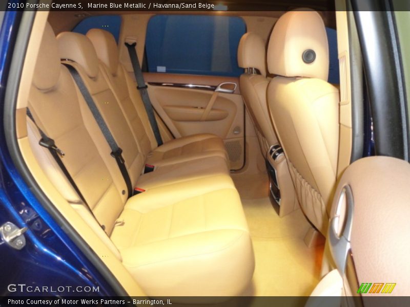 Marine Blue Metallic / Havanna/Sand Beige 2010 Porsche Cayenne S