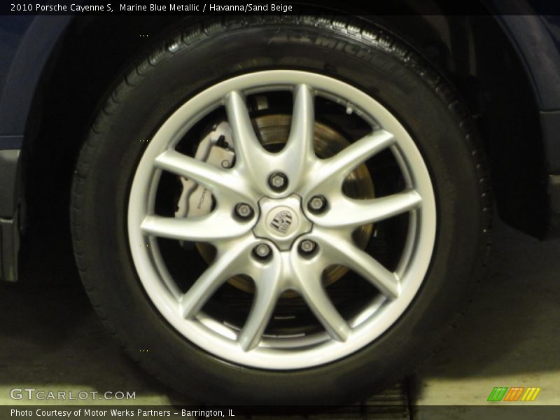 Marine Blue Metallic / Havanna/Sand Beige 2010 Porsche Cayenne S