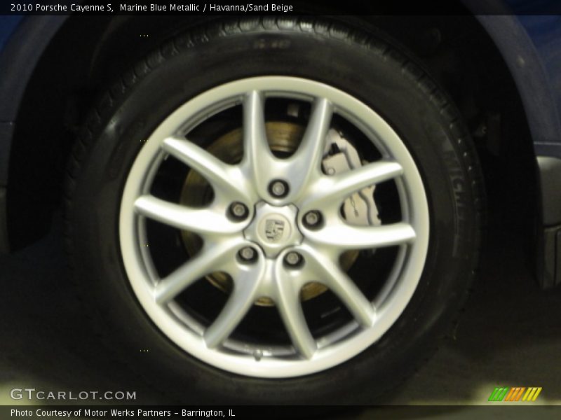 Marine Blue Metallic / Havanna/Sand Beige 2010 Porsche Cayenne S