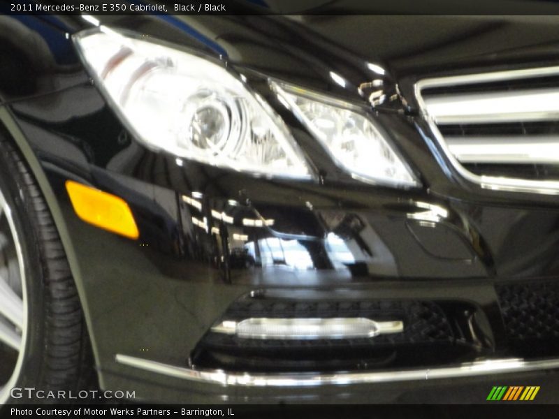 Black / Black 2011 Mercedes-Benz E 350 Cabriolet
