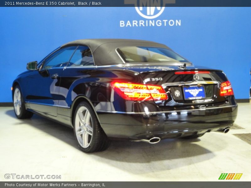 Black / Black 2011 Mercedes-Benz E 350 Cabriolet