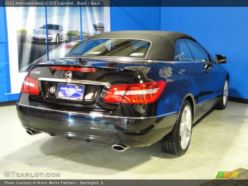 Black / Black 2011 Mercedes-Benz E 350 Cabriolet