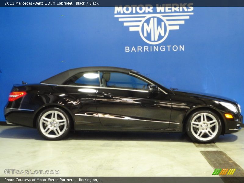 Black / Black 2011 Mercedes-Benz E 350 Cabriolet