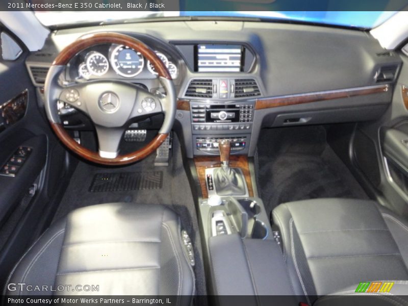 Black / Black 2011 Mercedes-Benz E 350 Cabriolet