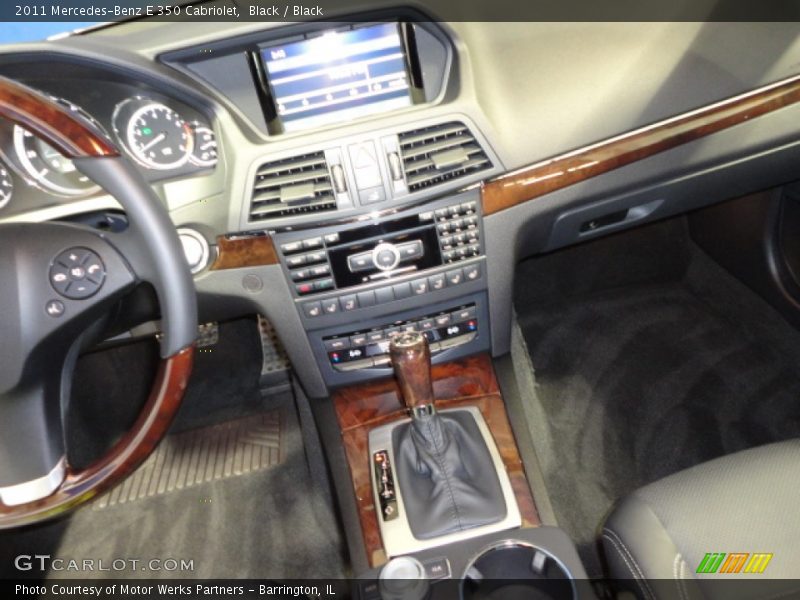 Black / Black 2011 Mercedes-Benz E 350 Cabriolet