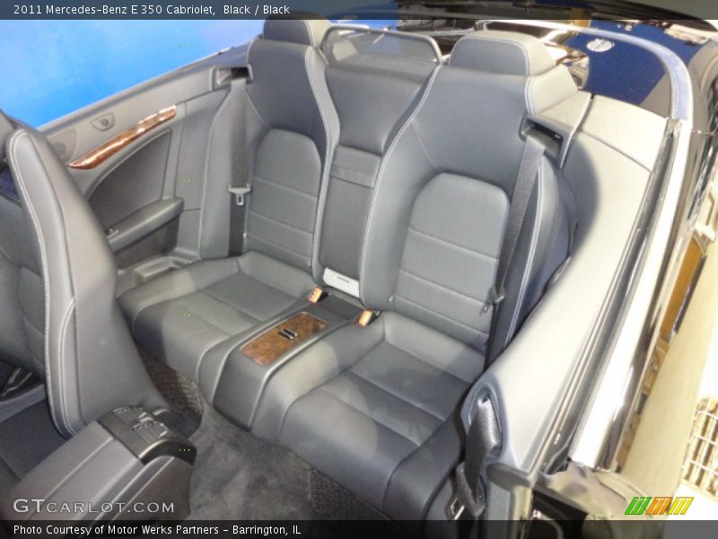 Black / Black 2011 Mercedes-Benz E 350 Cabriolet