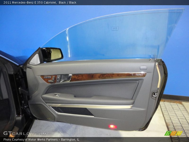 Black / Black 2011 Mercedes-Benz E 350 Cabriolet