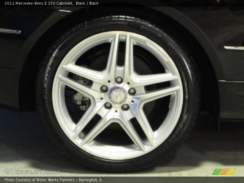 Black / Black 2011 Mercedes-Benz E 350 Cabriolet
