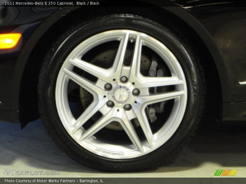 Black / Black 2011 Mercedes-Benz E 350 Cabriolet