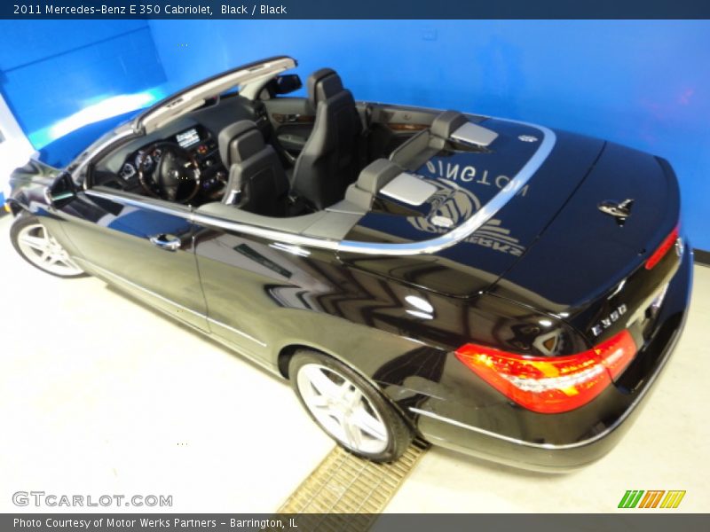 Black / Black 2011 Mercedes-Benz E 350 Cabriolet