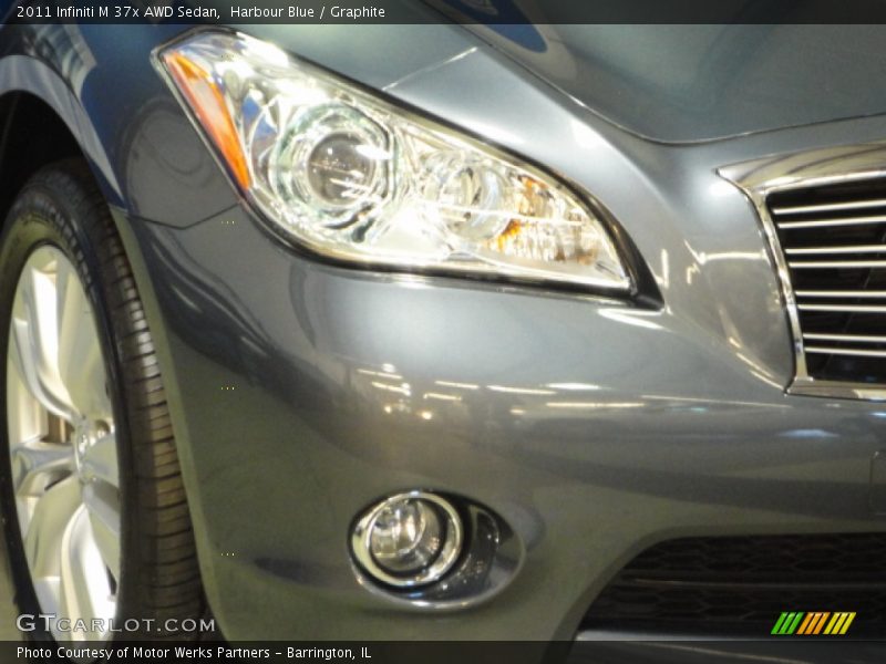 Harbour Blue / Graphite 2011 Infiniti M 37x AWD Sedan