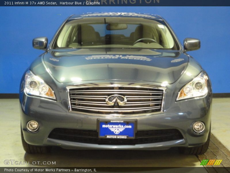 Harbour Blue / Graphite 2011 Infiniti M 37x AWD Sedan