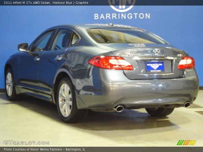 Harbour Blue / Graphite 2011 Infiniti M 37x AWD Sedan