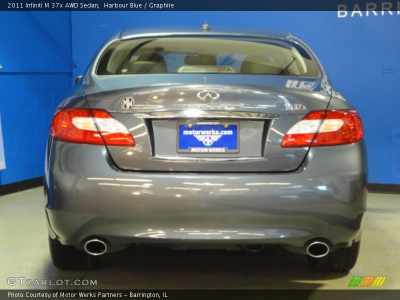 Harbour Blue / Graphite 2011 Infiniti M 37x AWD Sedan