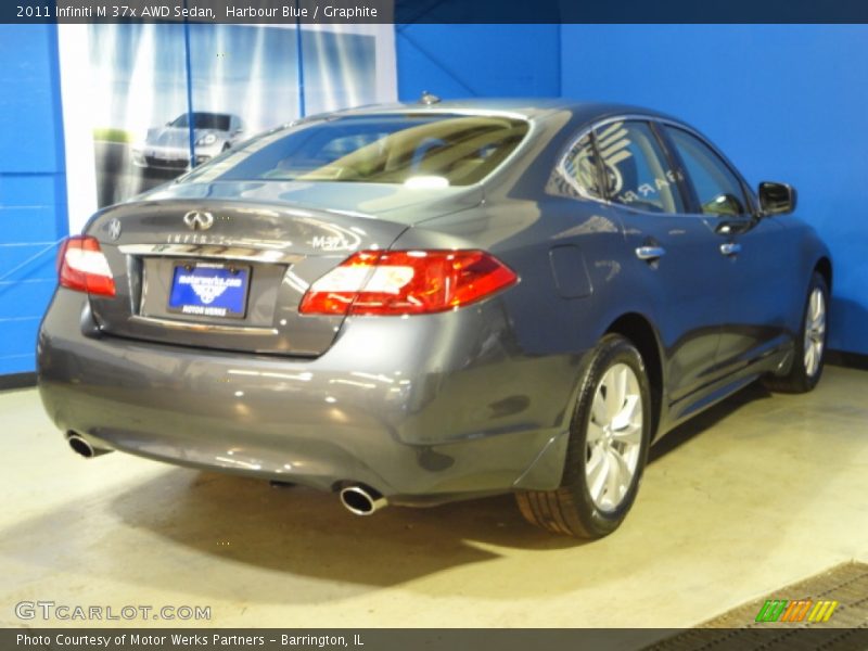 Harbour Blue / Graphite 2011 Infiniti M 37x AWD Sedan
