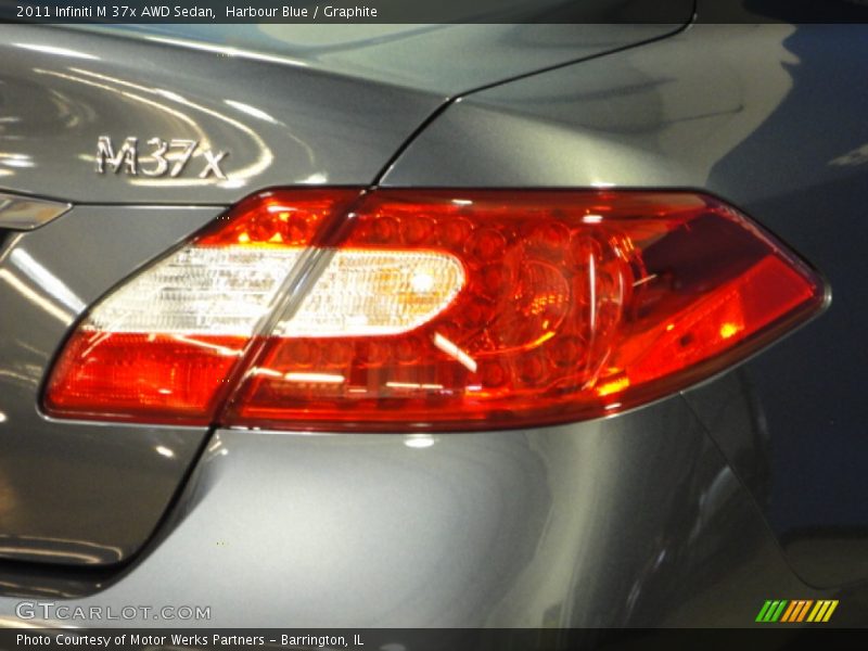 Harbour Blue / Graphite 2011 Infiniti M 37x AWD Sedan