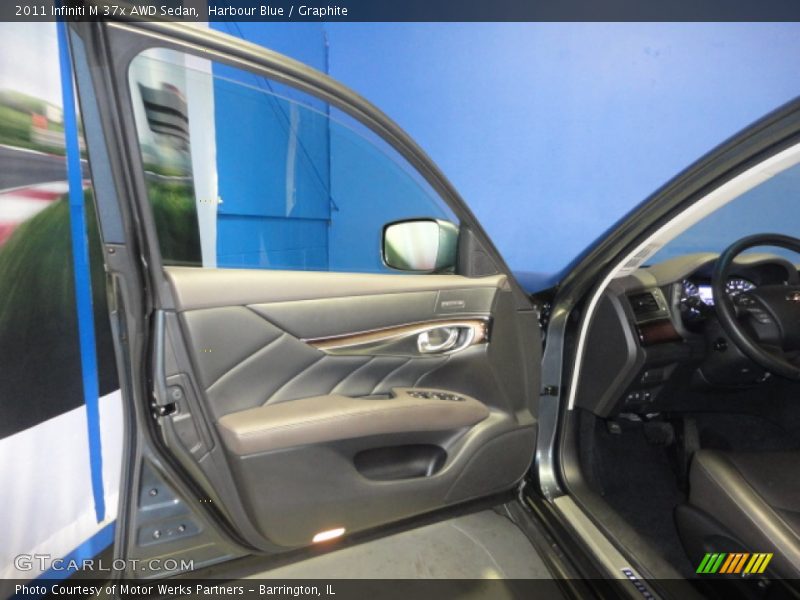 Harbour Blue / Graphite 2011 Infiniti M 37x AWD Sedan