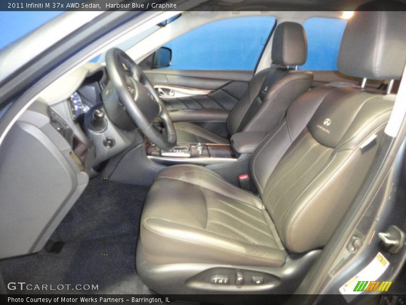 Harbour Blue / Graphite 2011 Infiniti M 37x AWD Sedan