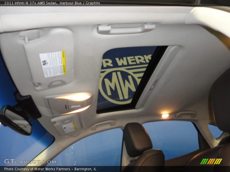 Harbour Blue / Graphite 2011 Infiniti M 37x AWD Sedan