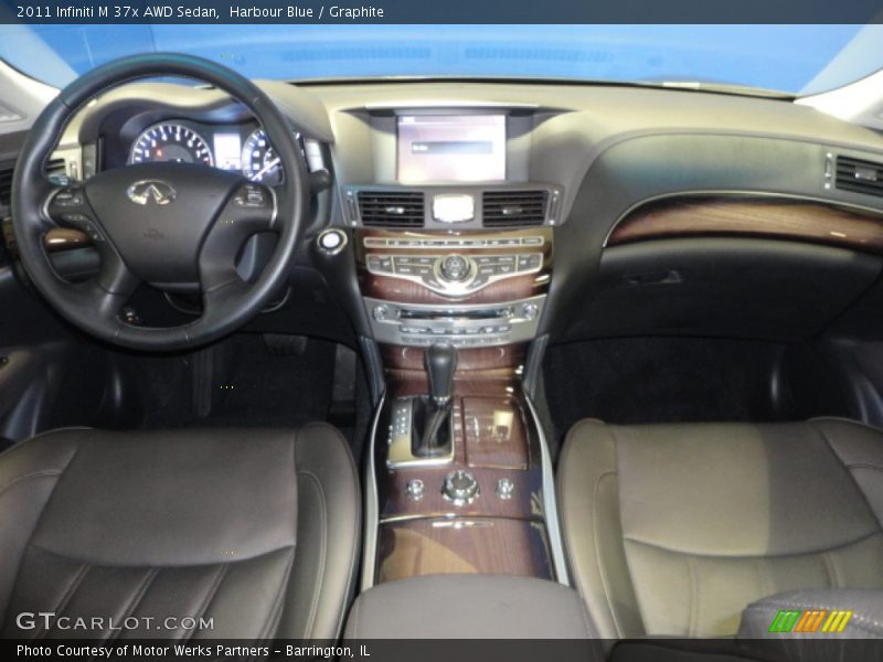 Harbour Blue / Graphite 2011 Infiniti M 37x AWD Sedan