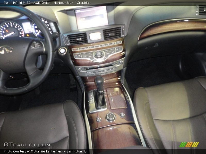 Harbour Blue / Graphite 2011 Infiniti M 37x AWD Sedan