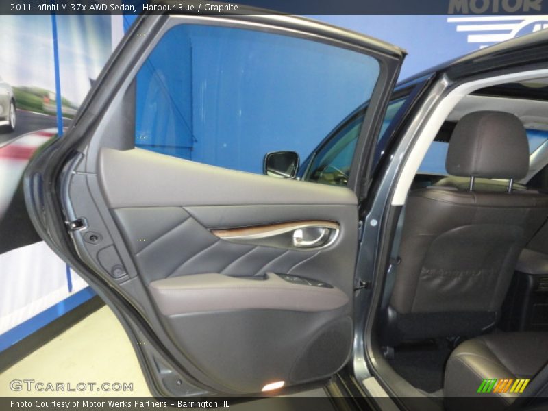 Harbour Blue / Graphite 2011 Infiniti M 37x AWD Sedan