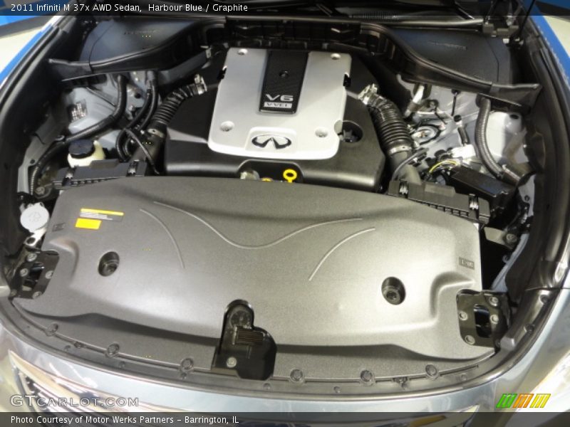 Harbour Blue / Graphite 2011 Infiniti M 37x AWD Sedan