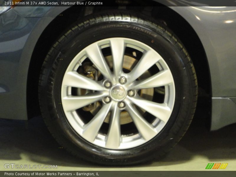 Harbour Blue / Graphite 2011 Infiniti M 37x AWD Sedan