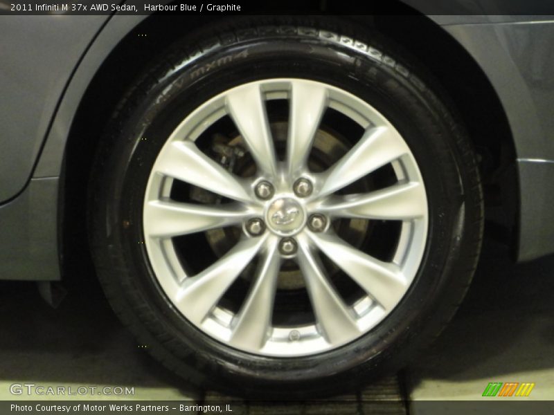 Harbour Blue / Graphite 2011 Infiniti M 37x AWD Sedan