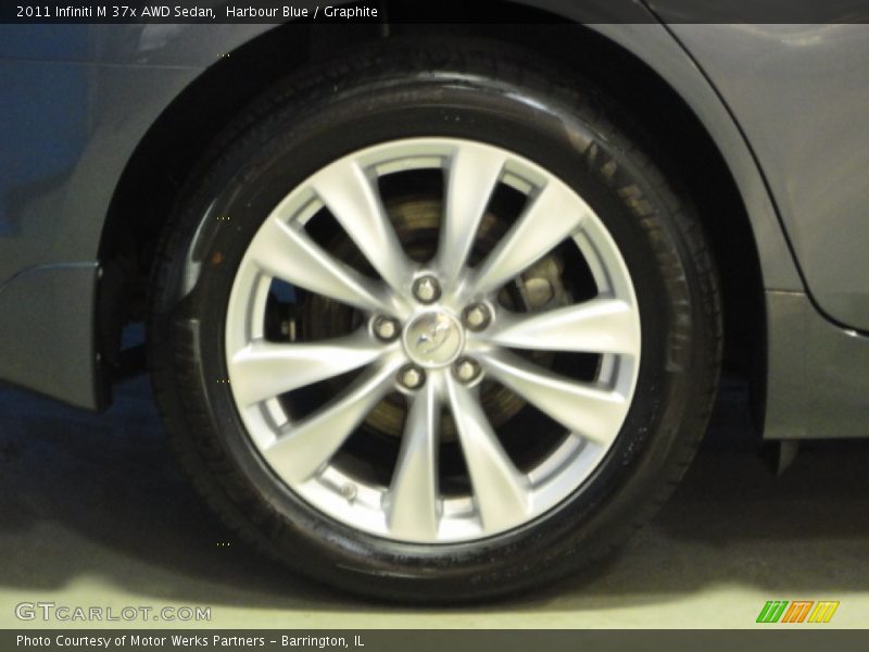 Harbour Blue / Graphite 2011 Infiniti M 37x AWD Sedan
