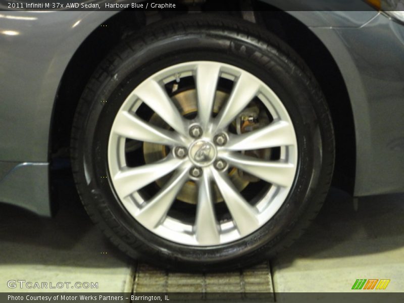 Harbour Blue / Graphite 2011 Infiniti M 37x AWD Sedan
