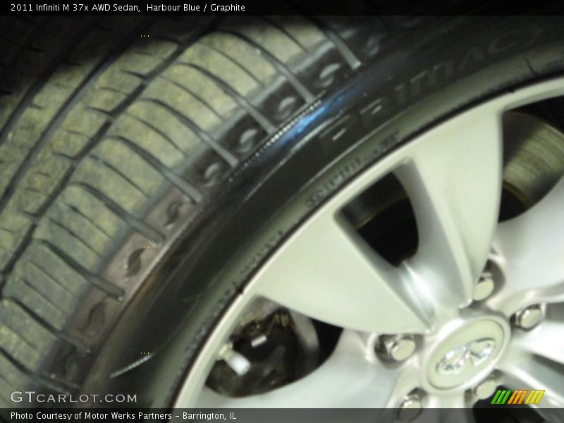 Harbour Blue / Graphite 2011 Infiniti M 37x AWD Sedan