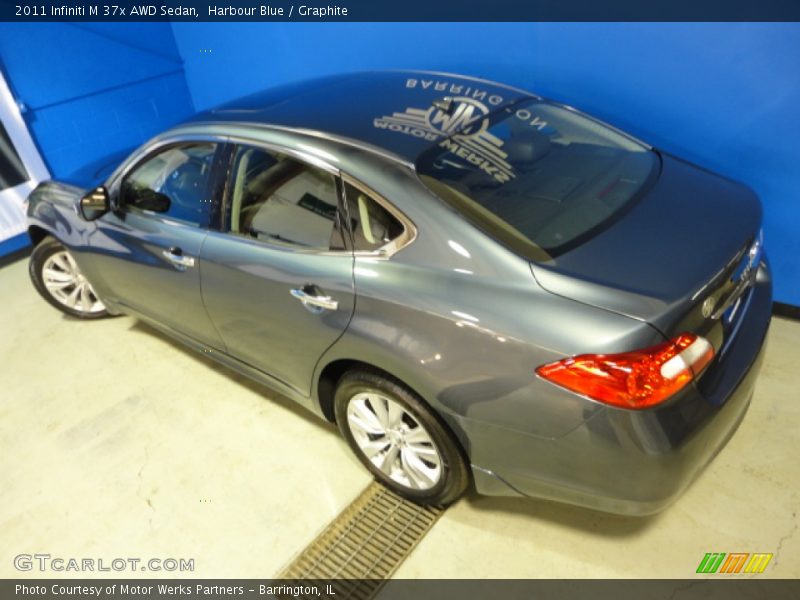 Harbour Blue / Graphite 2011 Infiniti M 37x AWD Sedan