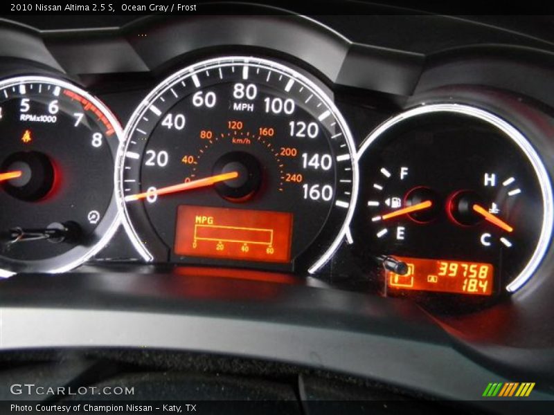 Ocean Gray / Frost 2010 Nissan Altima 2.5 S
