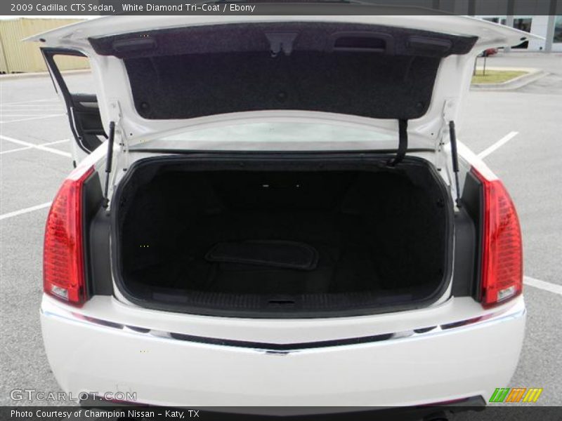 White Diamond Tri-Coat / Ebony 2009 Cadillac CTS Sedan