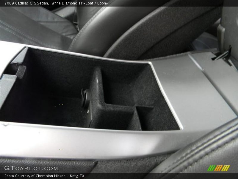 White Diamond Tri-Coat / Ebony 2009 Cadillac CTS Sedan