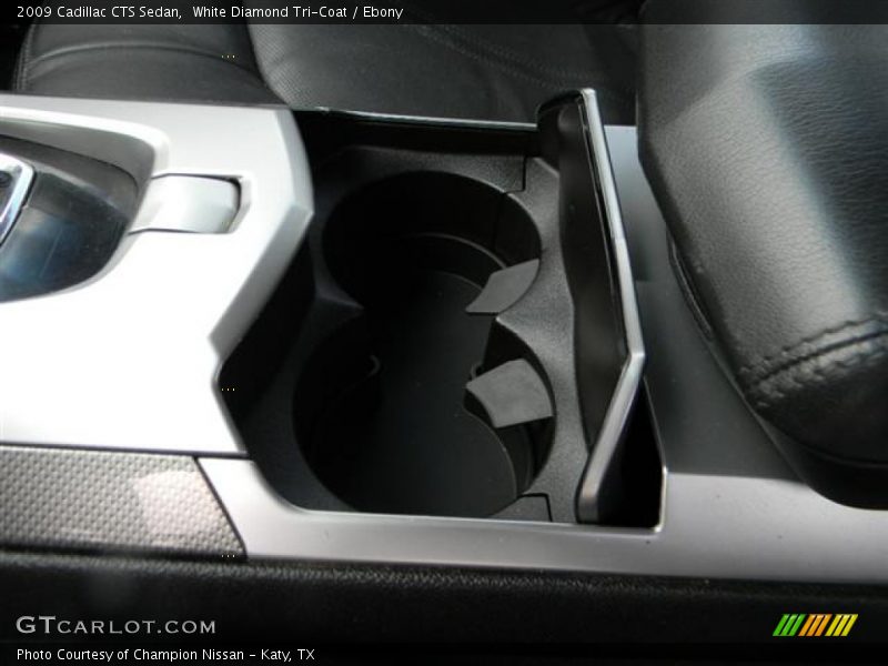 White Diamond Tri-Coat / Ebony 2009 Cadillac CTS Sedan