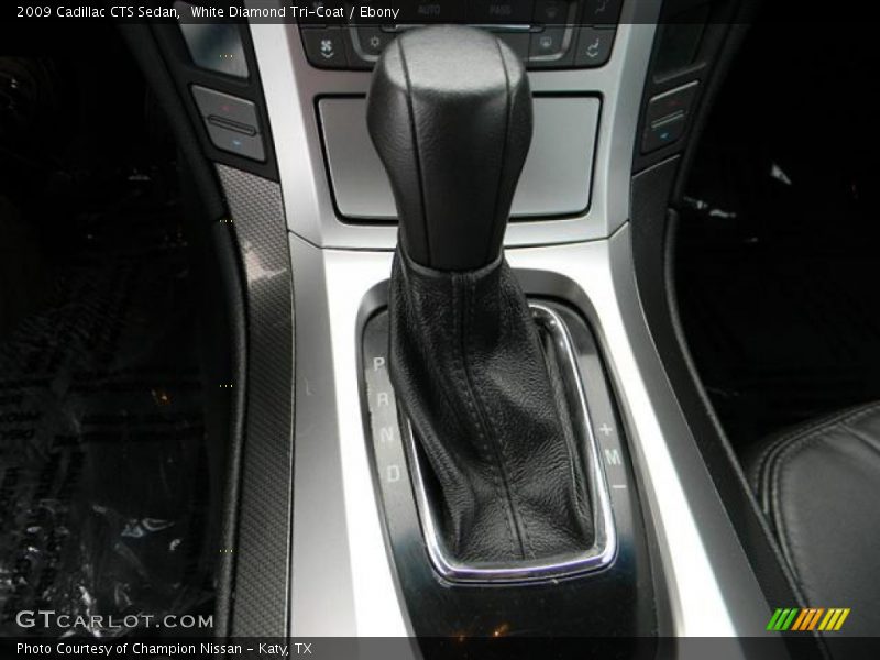 White Diamond Tri-Coat / Ebony 2009 Cadillac CTS Sedan