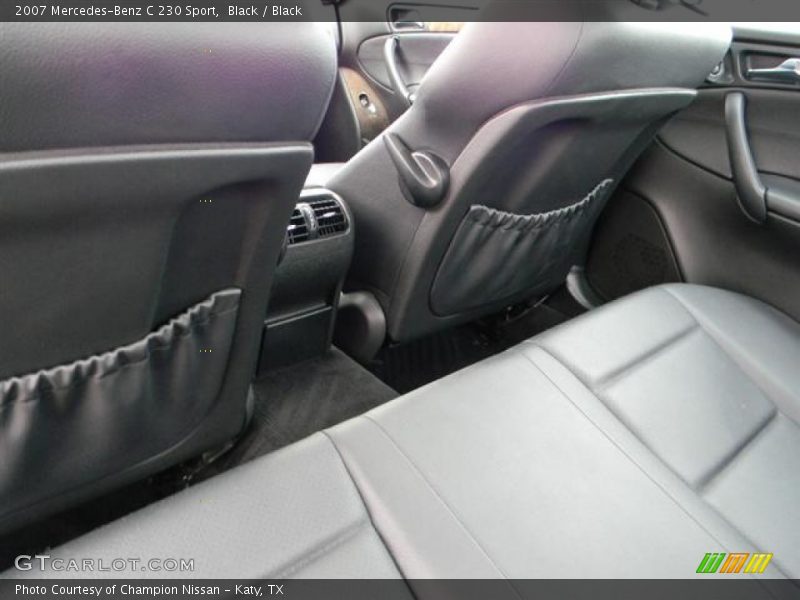 Black / Black 2007 Mercedes-Benz C 230 Sport