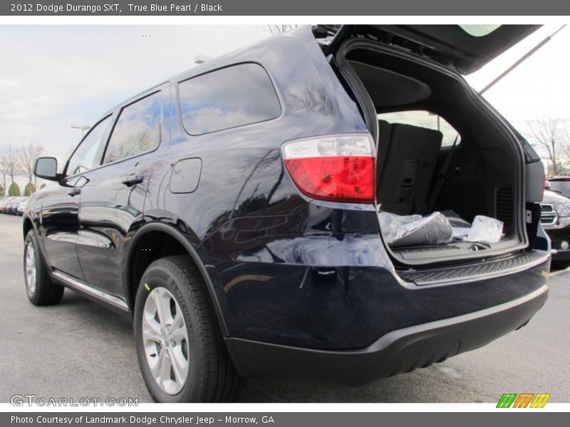 True Blue Pearl / Black 2012 Dodge Durango SXT