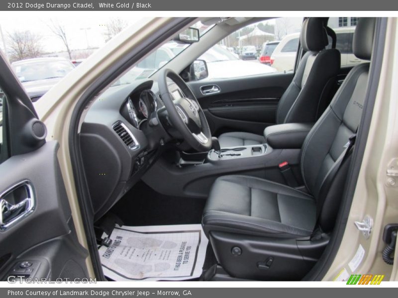  2012 Durango Citadel Black Interior