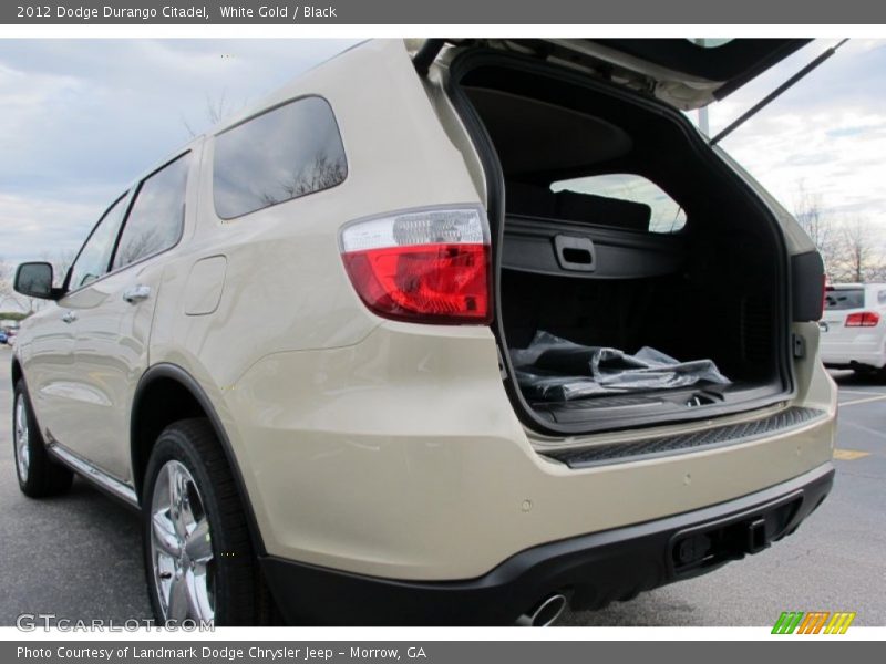 White Gold / Black 2012 Dodge Durango Citadel