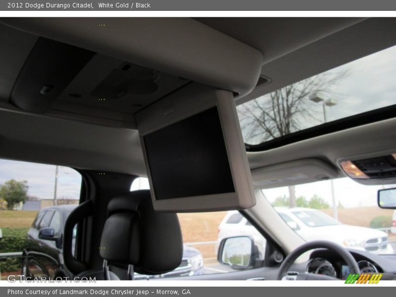 White Gold / Black 2012 Dodge Durango Citadel