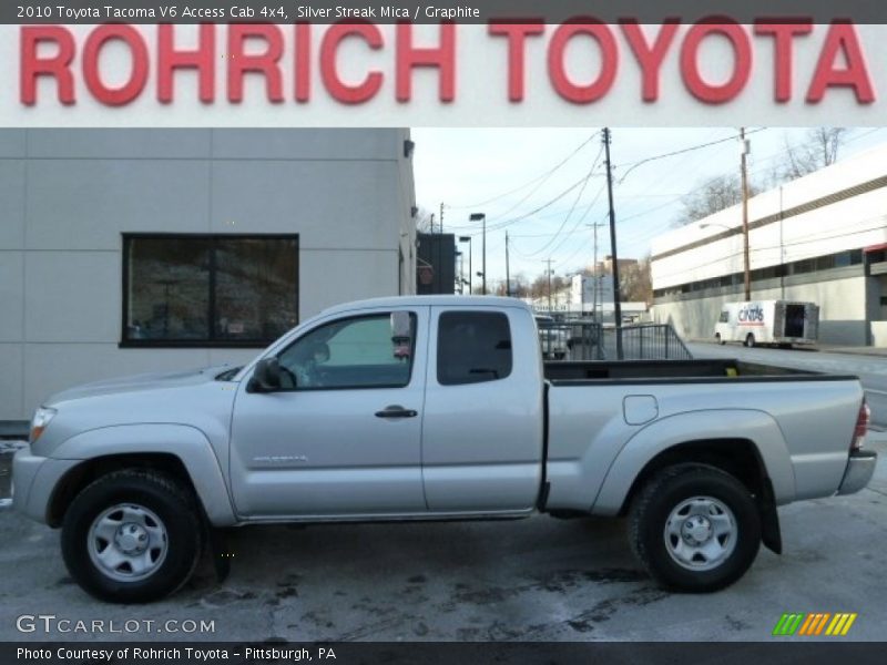 Silver Streak Mica / Graphite 2010 Toyota Tacoma V6 Access Cab 4x4