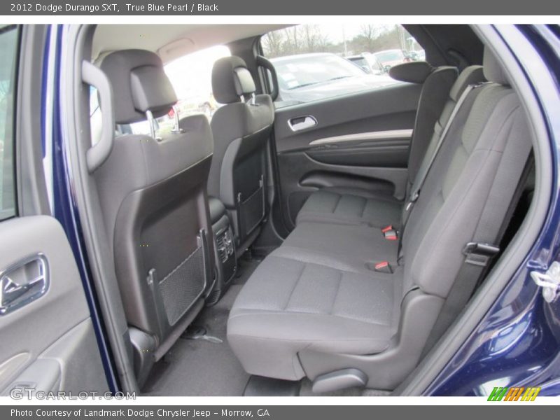 True Blue Pearl / Black 2012 Dodge Durango SXT