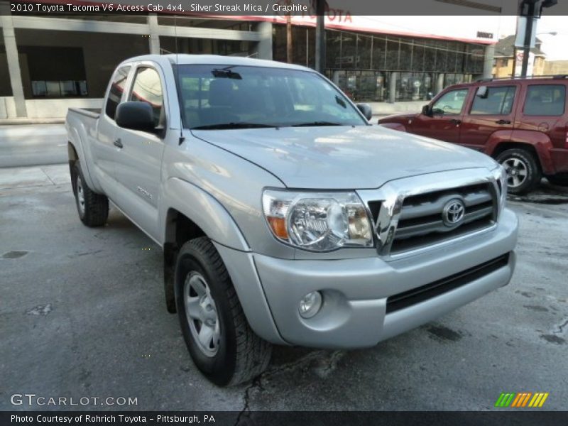 Silver Streak Mica / Graphite 2010 Toyota Tacoma V6 Access Cab 4x4