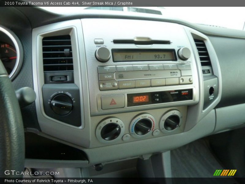 Silver Streak Mica / Graphite 2010 Toyota Tacoma V6 Access Cab 4x4